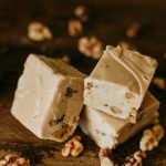 maple walnut flavor with maple soaked walnuts scattered around